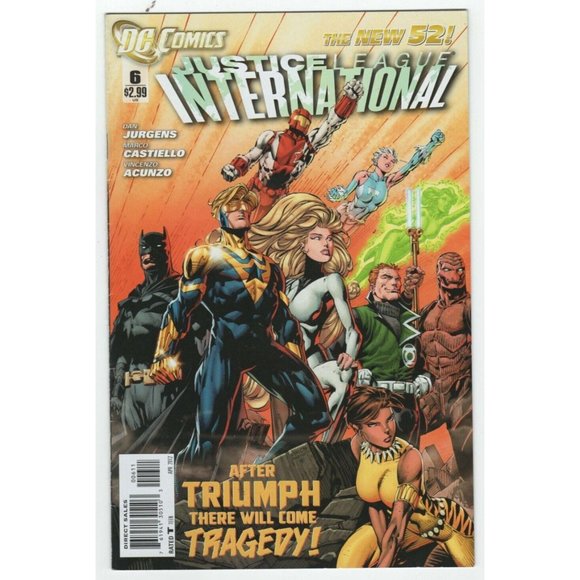 DC Comics The New 52 Justice League International #6 Comic Book - Picture 1 of 10